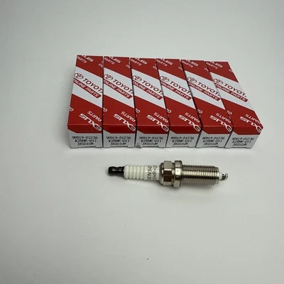 OEM TOYOTA 2003-09 Toyota 4RUNNER & 2005-15 TACOMA V6 4.0L Spark Plugs Set of 6 - Image 1 of 3