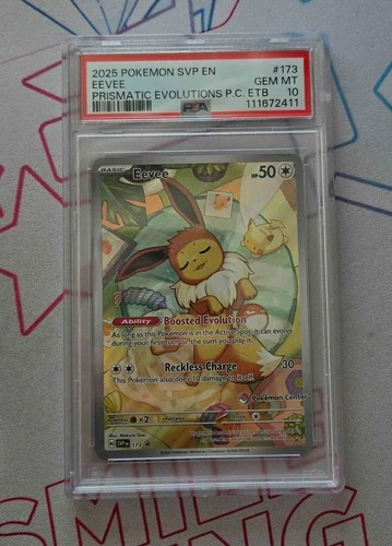 Eevee 173 Promo Prismatic Evolutions Pokemon Center Stamped Gem Mint PSA 10