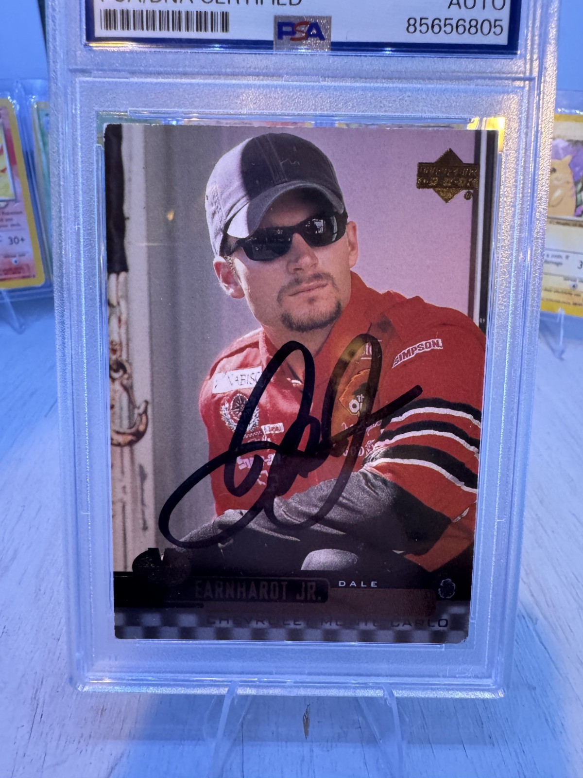 Dale Earnhardt Jr. Signed 2000 Upper Deck Victory Circle #37 RC (PSA/DNA Auth.) view 2