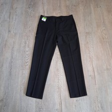 Kenneth Cole Reaction Men's Suit Pants Size 34x30 Black Techni-Cole Slim-Fit