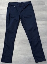 Pantalones chinos elásticos de jean de viaje Banana Republic para hombre 31x30 azul liso atlético