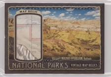 2019 Goodwin Champions Parks Vintage Map Relics 47/78 Badlands National Park x3c