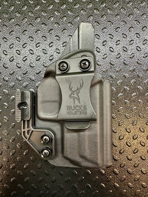 S&W SHIELD X CARRY COMP IWB Kydex Holster Concealment Claw * Bucks Holsters USA