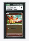 Pokemon CGC 10 GEM MINT Charmander Reverse Holo 2025 083/742 MC Japanese