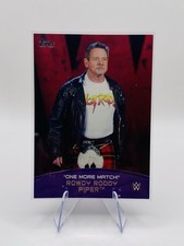 2015 Topps WWE Crowd Chants One More Match #7 Rowdy Roddy Piper Trading Card