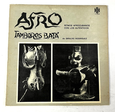 Afro Tambores bata~Giraldo Rodriguez -Ritmos afro Cubanos LP-Orfeon- RARE VG+~14