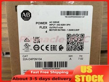 22A-D4P0N104 2022 SER A New Allen Bradley PowerFlex 4 1.5 kW 2 HP AC Drive