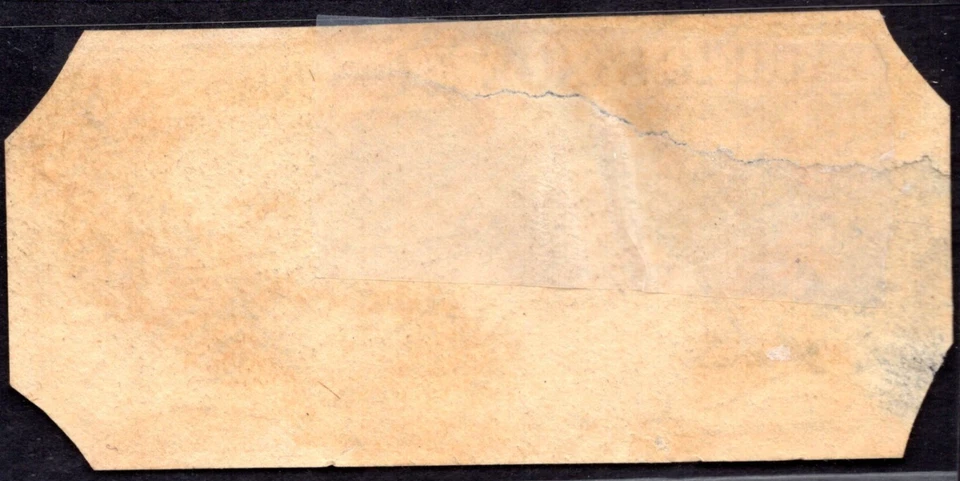 US 1820s PACIFIC STAGE & EXPRESS CO. HALLER HANDBOOK #FP3 CUT SQUARE FROM U34/35 - Image 3 of 4