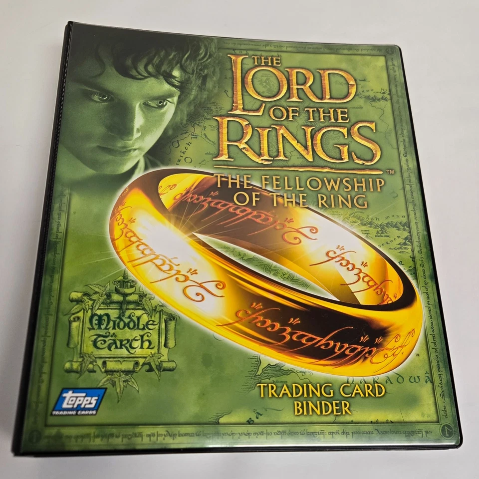 LOTR - Las 3 Películas - 3 Carpetas TOPPS con Juegos de Tarjetas - ¡Casi Completo LEER! Foto 3 de 4