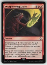 MTG Overpowering Attack Normal Assassin's Creed #37 NM Pack Fresh