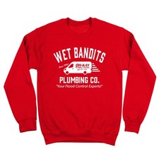 The Wet Bandits Plumbing - Xmas Christmas Holiday Home Alone Sm-5x Sweatshirt