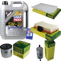 Mann Inspektionspaket 5L Liqui Moly Special Tec 5W-30 FüR Ford Focus 1.6 16V 1.4