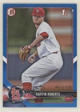 2018 Bowman Draft Blue 63/150 Griffin Roberts #BD-137 5h0