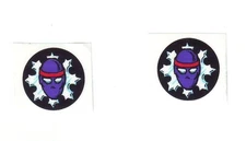 Data East Teenage Mutant Ninja Turtles Pinball Machine Decals Set Of 2 Prototype