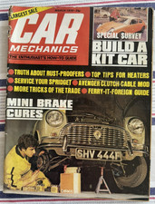 Car Mechanics March 1978, Toyota Celica, Carina, MG Midget, Mini Brakes.