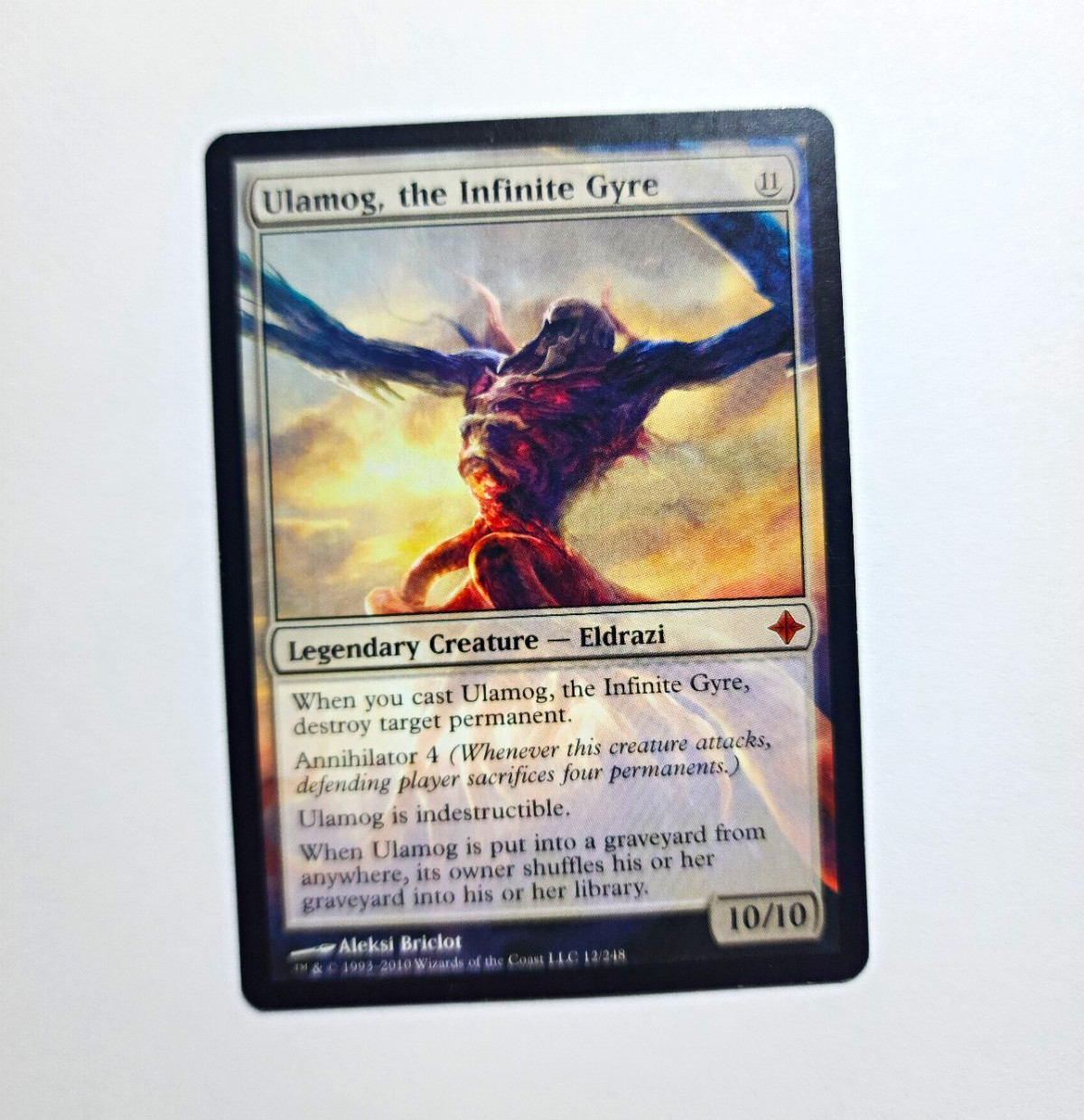 MTG Ulamog, The Infinite Gyre Lightly Played - Rise Of The Eldrazi English