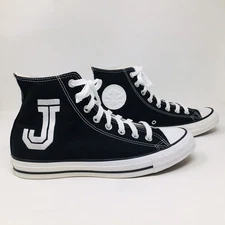 Converse J All Star Size 7.5 Mens Womens 9.5 Color Black White Sneaker NEW