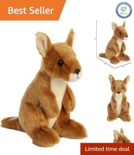 Soft and Huggable 7-Inch Mini Flopsie Kangaroo - Perfect Gift for All Occasions