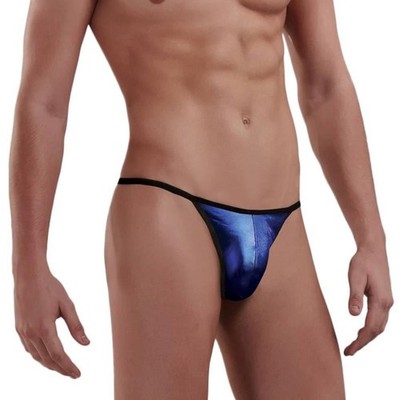 Doreanse Underwear Herren 1326 Royal String Tanga blau glänzend Wetlook