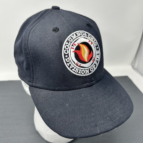 Columbus Division of Fire (Ohio)  Fitted Cap Hat by NEW ERA 7 1/8 size Black