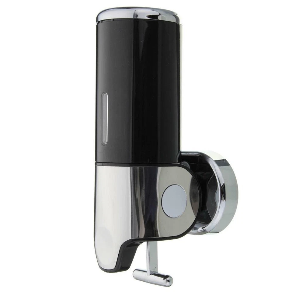 500ml Wall Mounted Bathroom Hung Shampoo Soap Dispenser Liquid Pump Bottle ↟ - Image 2 of 4