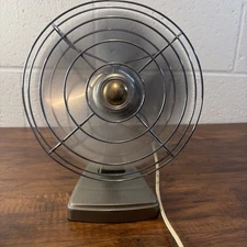 Vintage Sears Kenmore Metal Fan Electric Desk Fan Works