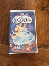 Vintage Cinderella Walt Disney VHS Tape Clamshell Case
