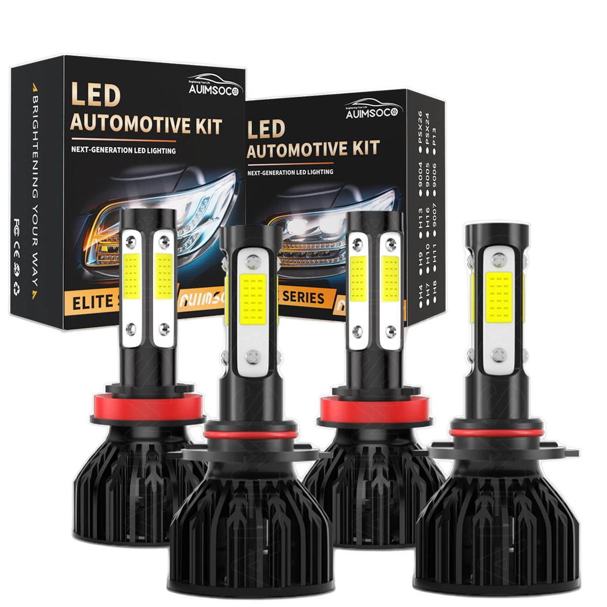 4pcs LED Headlight High/Low Beam Light Bulbs For Chevy Colorado 2015-2024 2025