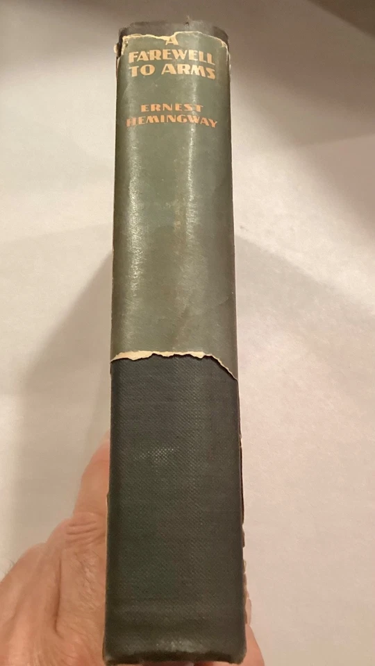 A FAREWELL TO ARMS, Hemingway, 1ST ED 1ST PRINTING, 1929 Scribner’s, HCDJ - Image 3 of 4