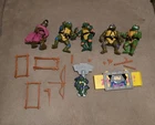 All 4 1988 TMNT and Master Splinter Vintage Teenage Mutant