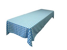 Tablecloth Rectangular Checkered 90x132 Inch By Broward Linens Variety Color
