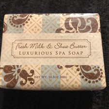 GREENWICH BAY TRADING CO BOTANIC FRESH MILK  SHEA BUTTER LUXURIOUS SPA SOAP