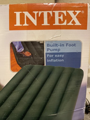 Intex Twin Downy Bed With Built-In Foot Pump NOB - Picture 3 of 3