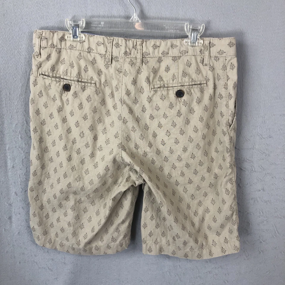 Шорты мужские Tasso Elba Island 34 желтовато-коричневые льняная смесь пляжные классические для гольфа повседневные - Изображение 3 из 4