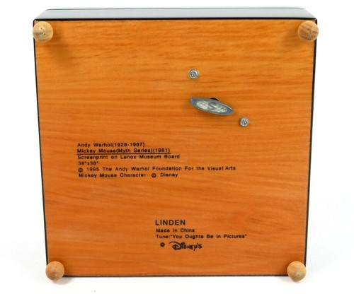 Andy Warhol Mickey Mouse Linden Music Jewelry Box You Oughta Be In Pictures 95 - Picture 9 of 12