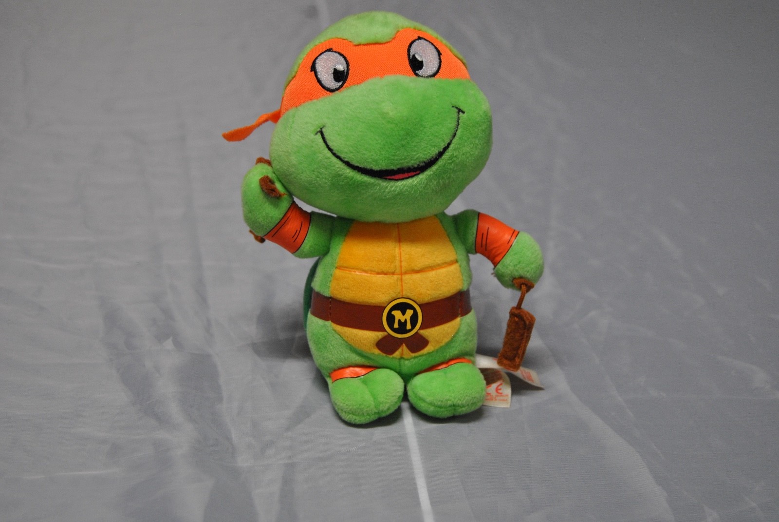 Stuffed Animal Ninja Turtle Green in color with Orange Head Band | eBay