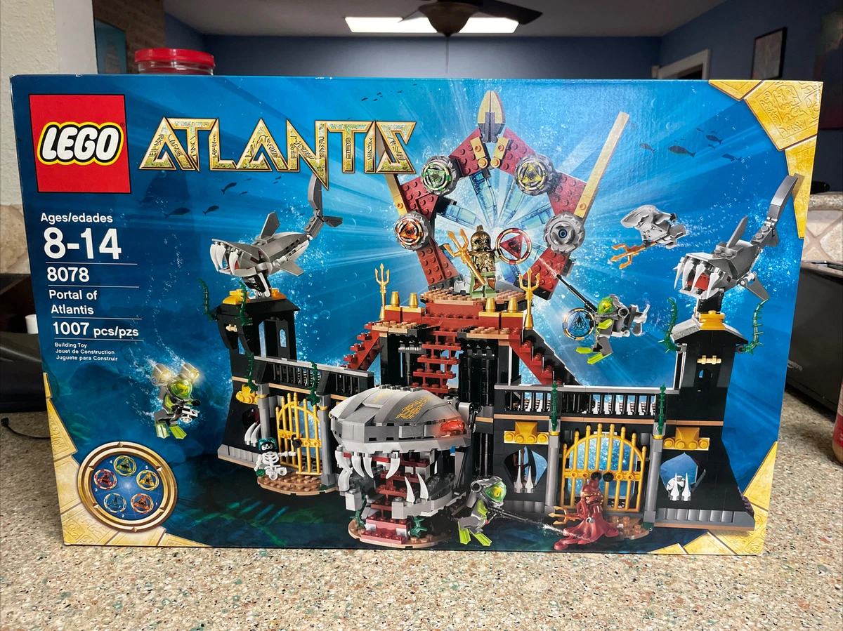 lego 8078 Atlantis Portal of Atlantis New Sealed Damage To Box