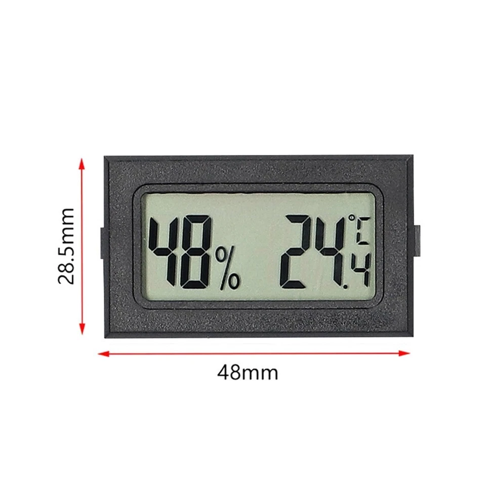 Termometro Igrometro Digitale per Monitoraggio Temperatura Interna e Umidità - Immagine 3 di 4