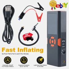 Tire Inflator Portable Air Compressor 150PSI Portable Air Pump for Car&Bike&Ball