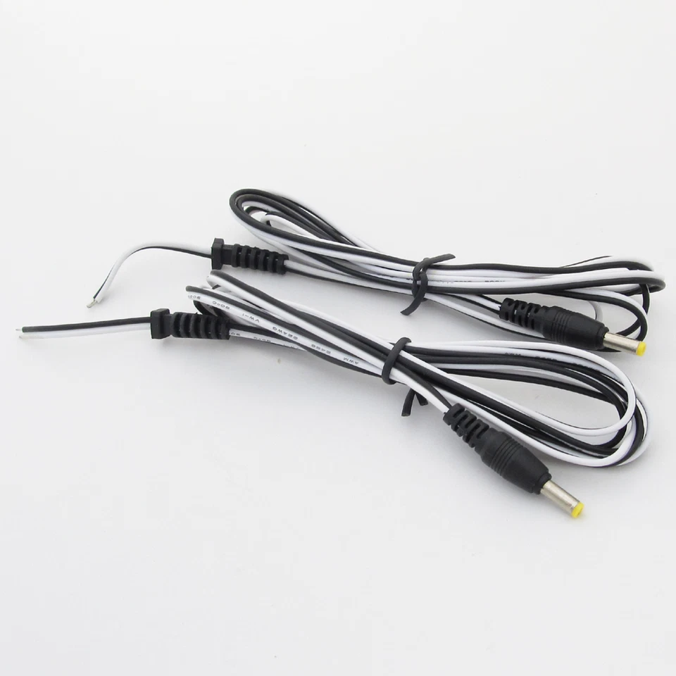10pcs 5ft/1.5M DC Power Cable 4.0x1.7mm DC Tip Male Plug CCTV Cord Cable 22AWG - Image 4 of 4