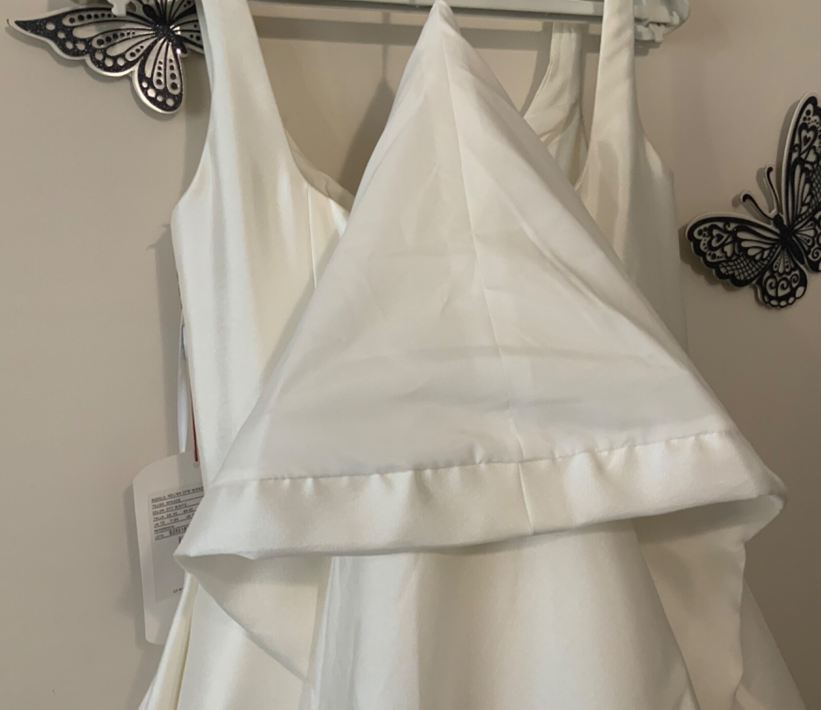 NICOLE MILANO NOLINA QUEENLY ROMANTICISM - UK 10 - Off white - RRP £2,810 image 9