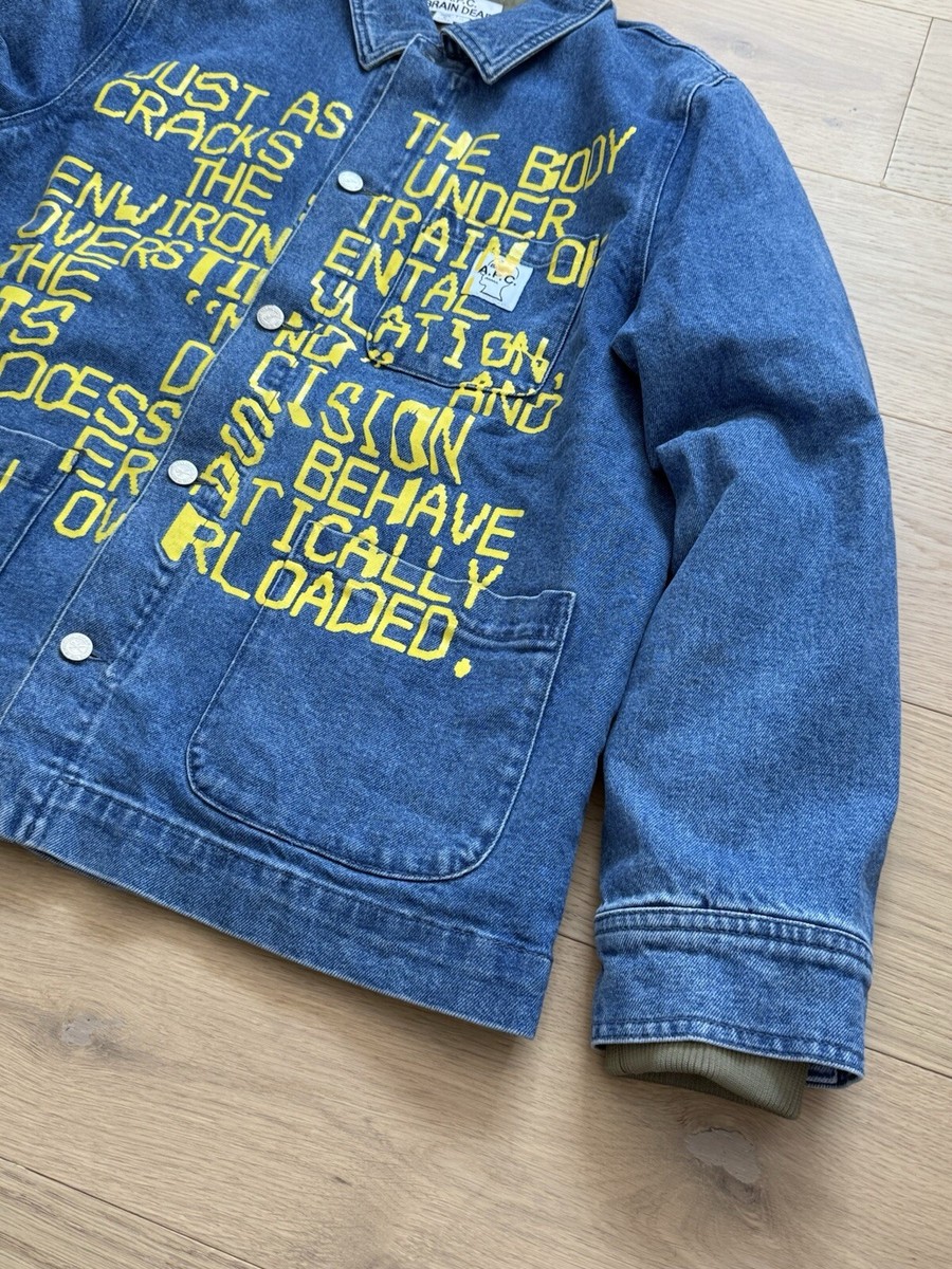 ジャケット・アウター A.P.C. X Brain Dead 00 Trucker Jacket Brain Dead x A.P.C. Selvedge Trucker Jacket - Indigo