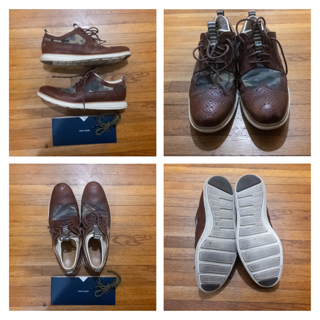 Cole Haan Lunargrand Wing C13982 Papaya Camo Neop 12M