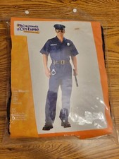 Police Officer Costume - XL - All Pieces Included - 46" Chest