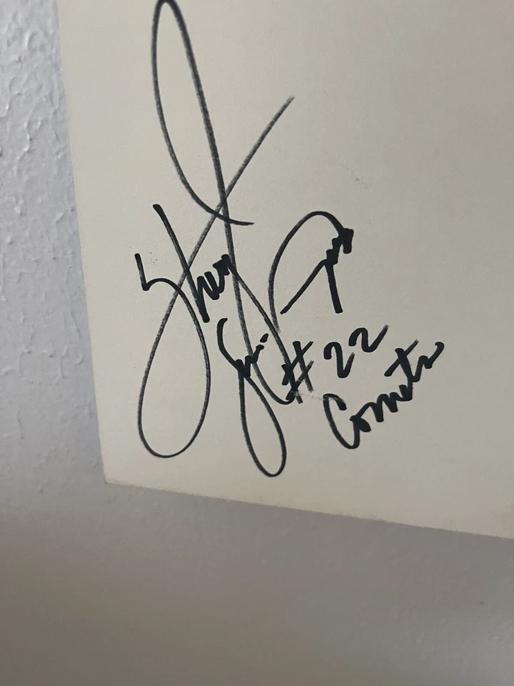 Signed Sheryl Swoops Black And White Photo WNBA Houston Comets Basketball - Image 2 of 4