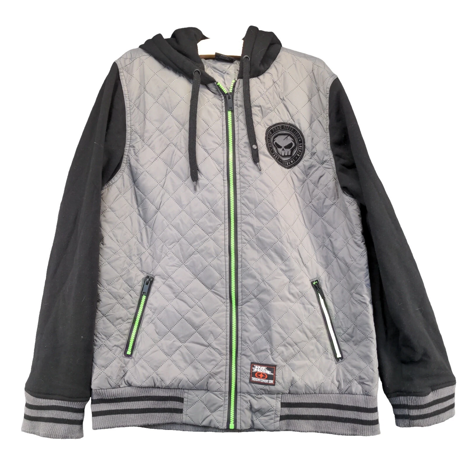 Negro No Fear abrigos, chaquetas y chalecos para hombres