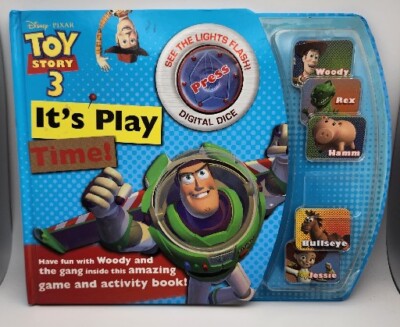Toy STORY 3 It's PLAY Time GAME & Activity Board BOOK - Missing BUZZ Piece
