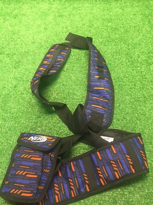 Rare Nerf Elite Mobile Gear Vest Dart Holster Shoulder Harness Belt Suspender