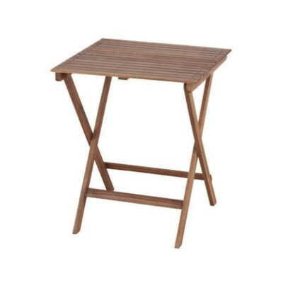 Wood Folding Table Portable Outdoor Patio Garden Brown Acacia NX