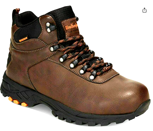 Original Weatherproof Jason Lace hiking boots men\'s size 12 work shoes Brown Weatherproof Vintage Mens Jason Waterproof Hiking Boots Med  main image 3